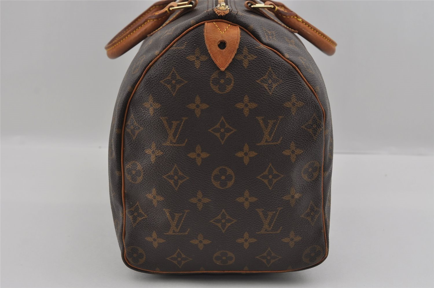 Authentic Louis Vuitton Monogram Speedy 35 Hand Boston Bag M41524 LV 1709I