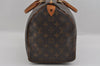 Authentic Louis Vuitton Monogram Speedy 35 Hand Boston Bag M41524 LV 1709I