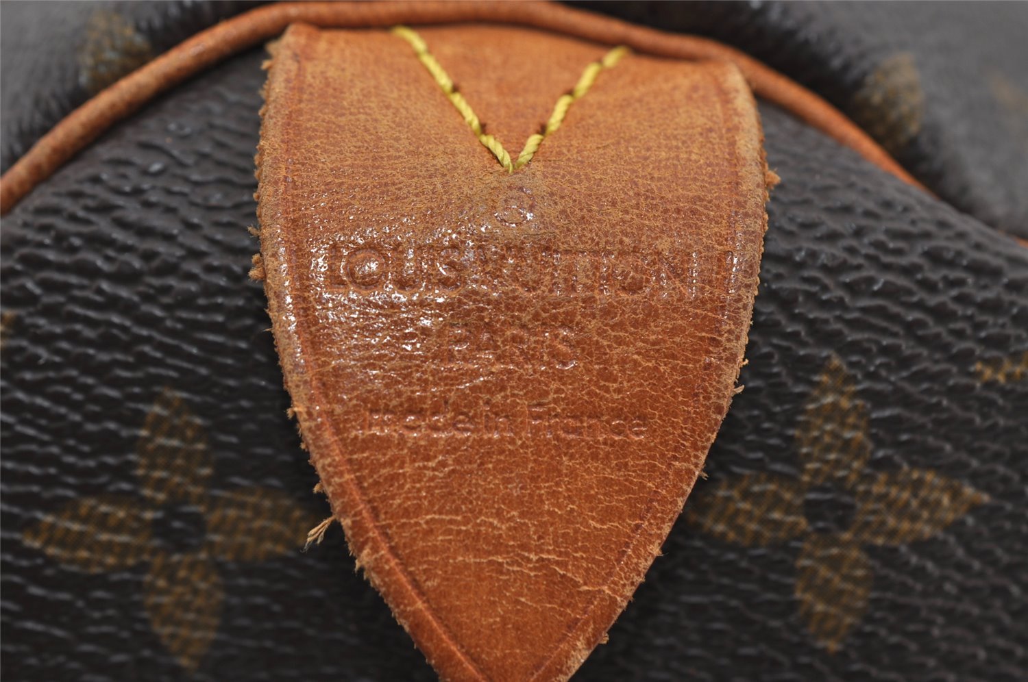 Authentic Louis Vuitton Monogram Speedy 35 Hand Boston Bag M41524 LV 1709I