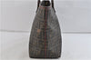 Authentic FENDI Zucca Shoulder Tote Bag PVC Brown 1710D
