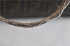 Authentic FENDI Zucca Shoulder Tote Bag PVC Brown 1710D