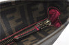 Authentic FENDI Zucca Shoulder Tote Bag PVC Brown 1710D