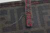 Authentic FENDI Zucca Shoulder Tote Bag PVC Brown 1710D
