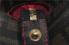 Authentic FENDI Zucca Shoulder Tote Bag PVC Brown 1710D