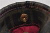 Authentic FENDI Zucca Shoulder Tote Bag PVC Brown 1710D