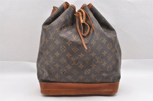 Authentic Louis Vuitton Monogram Noe Shoulder Drawstring Bag M42224 LV 1710I