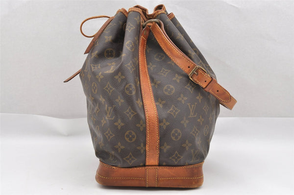 Authentic Louis Vuitton Monogram Noe Shoulder Drawstring Bag M42224 LV 1710I