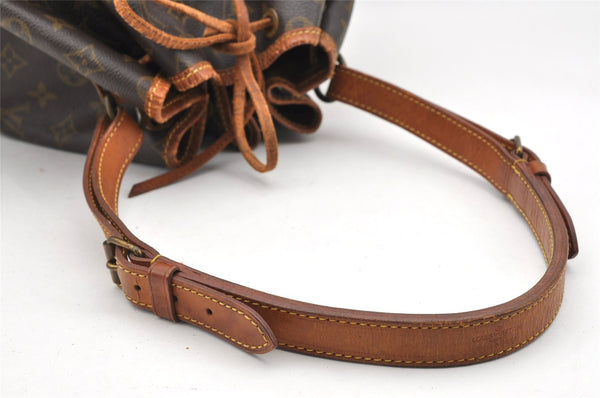 Authentic Louis Vuitton Monogram Noe Shoulder Drawstring Bag M42224 LV 1710I