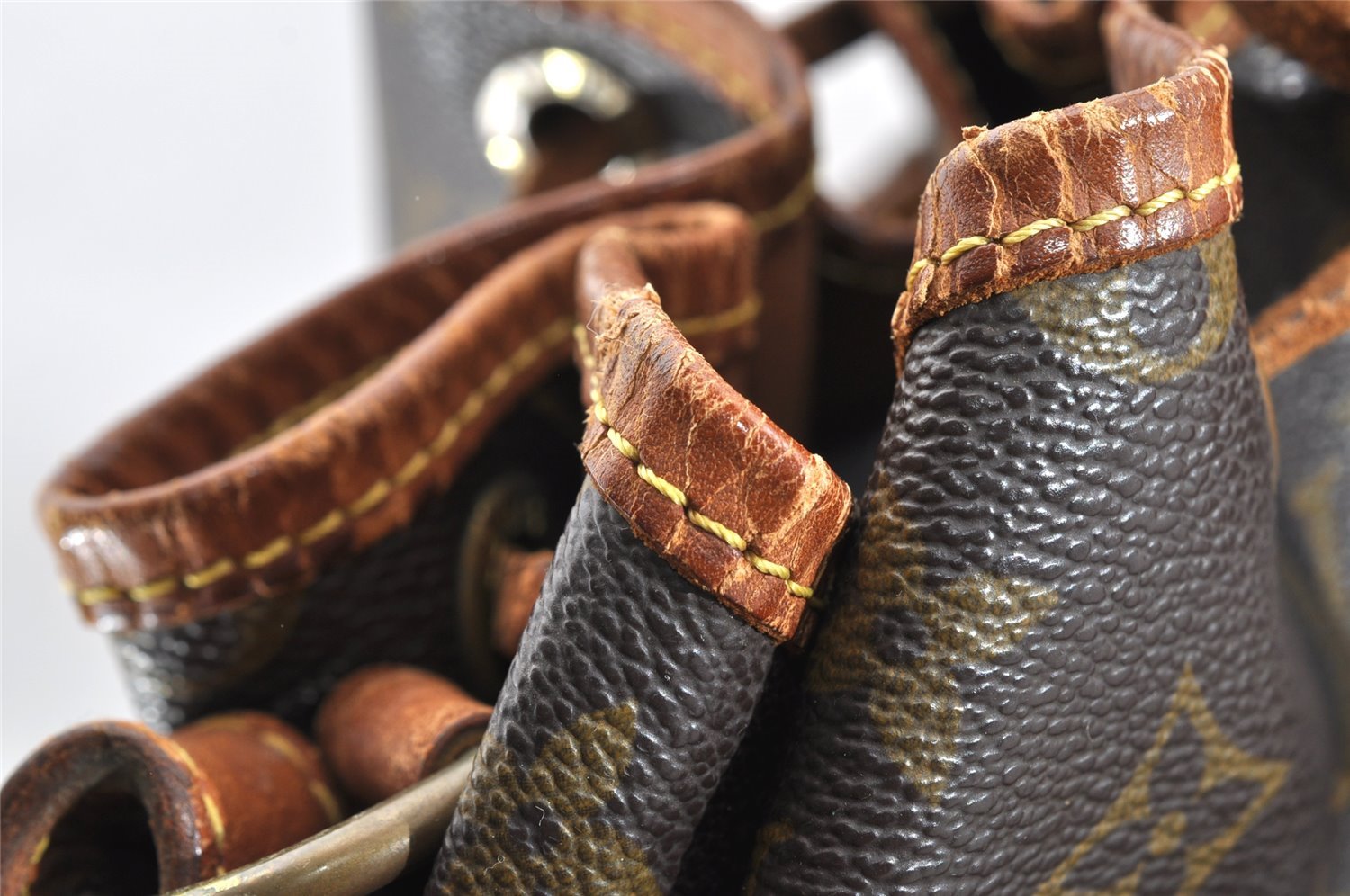 Authentic Louis Vuitton Monogram Noe Shoulder Drawstring Bag M42224 LV 1710I