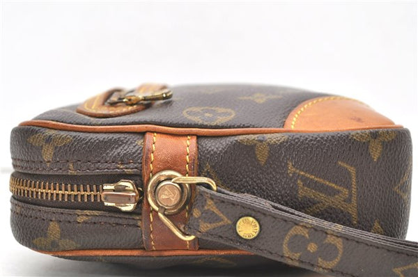 Auth Louis Vuitton Monogram Marly Dragonne GM Clutch Hand Bag M51825 Junk 1711D