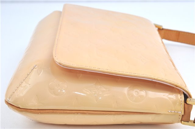 Auth Louis Vuitton Vernis Thompson Street Shoulder Bag Beige M91070 LV 1713C