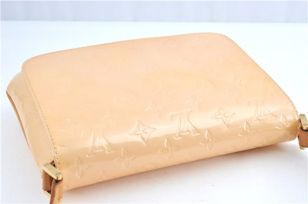 Auth Louis Vuitton Vernis Thompson Street Shoulder Bag Beige M91070 LV 1713C