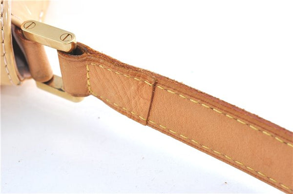 Auth Louis Vuitton Vernis Thompson Street Shoulder Bag Beige M91070 LV 1713C