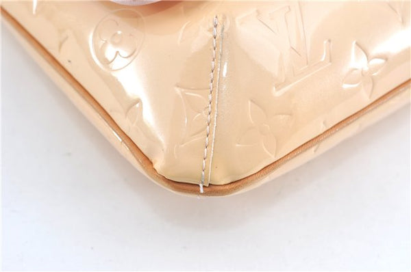 Auth Louis Vuitton Vernis Thompson Street Shoulder Bag Beige M91070 LV 1713C
