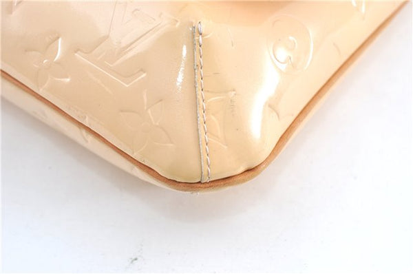 Auth Louis Vuitton Vernis Thompson Street Shoulder Bag Beige M91070 LV 1713C