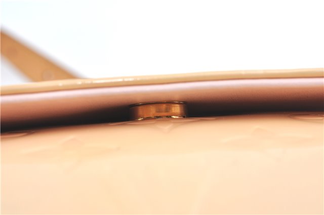 Auth Louis Vuitton Vernis Thompson Street Shoulder Bag Beige M91070 LV 1713C