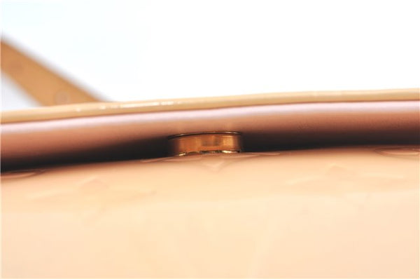 Auth Louis Vuitton Vernis Thompson Street Shoulder Bag Beige M91070 LV 1713C