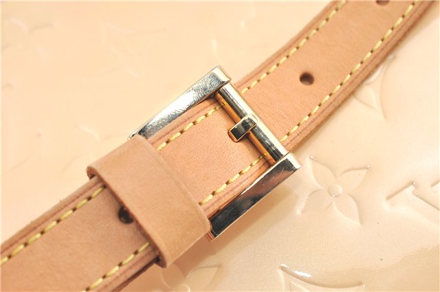 Auth Louis Vuitton Vernis Thompson Street Shoulder Bag Beige M91070 LV 1713C