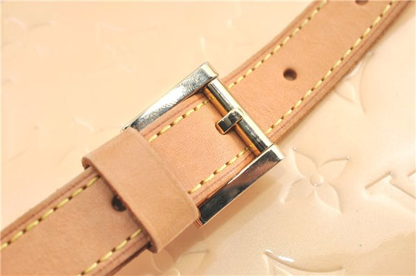 Auth Louis Vuitton Vernis Thompson Street Shoulder Bag Beige M91070 LV 1713C