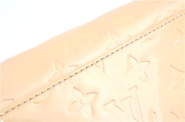 Auth Louis Vuitton Vernis Thompson Street Shoulder Bag Beige M91070 LV 1713C