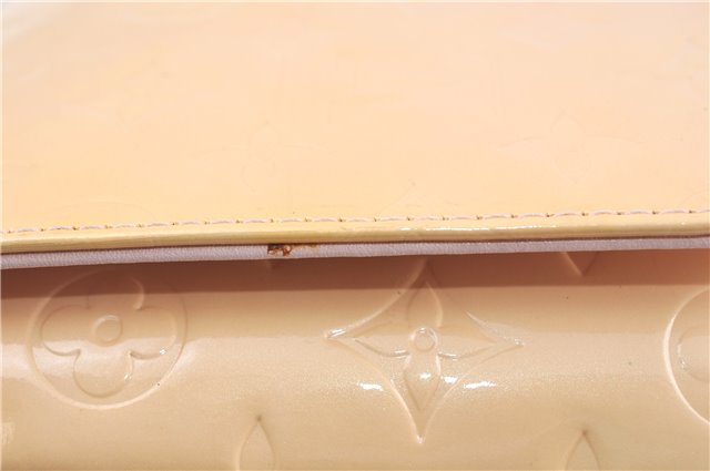 Auth Louis Vuitton Vernis Thompson Street Shoulder Bag Beige M91070 LV 1713C