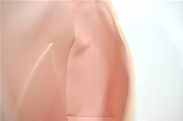 Auth Louis Vuitton Vernis Thompson Street Shoulder Bag Beige M91070 LV 1713C