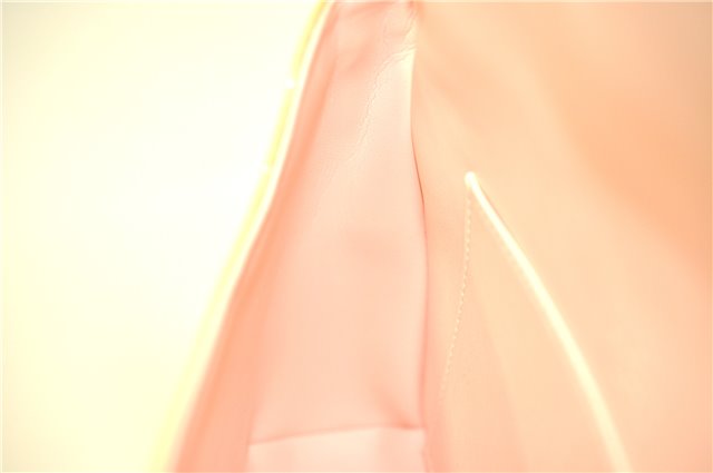 Auth Louis Vuitton Vernis Thompson Street Shoulder Bag Beige M91070 LV 1713C