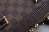 Authentic Louis Vuitton Damier Brera Hand Bag N51150 LV 1713D