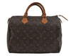 Authentic Louis Vuitton Monogram Speedy 30 Hand Boston Bag M41526 LV 1713I