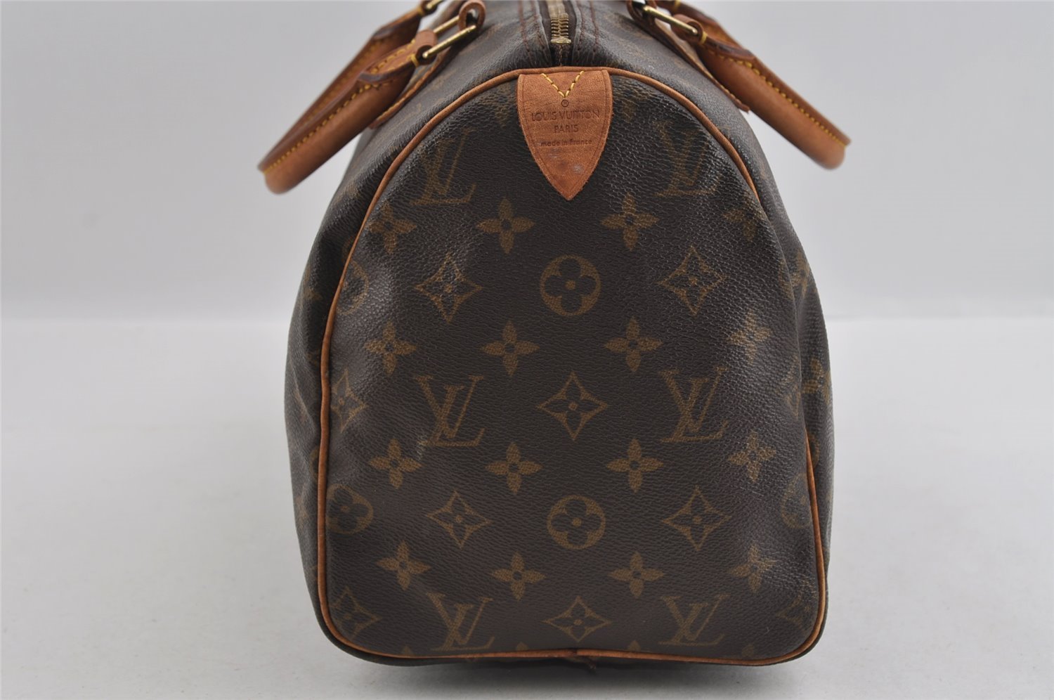 Authentic Louis Vuitton Monogram Speedy 30 Hand Boston Bag M41526 LV 1713I