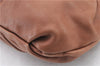 Authentic PRADA Leather Shoulder Hand Bag Brown 1714D