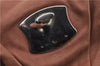 Authentic PRADA Leather Shoulder Hand Bag Brown 1714D