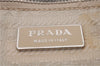 Authentic PRADA Leather Shoulder Hand Bag Brown 1714D