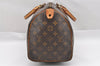 Authentic Louis Vuitton Monogram Speedy 30 Hand Boston Bag M41526 Junk 1714I