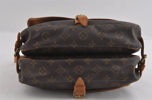 Authentic Louis Vuitton Monogram Saumur 30 Shoulder Cross Bag M42256 LV 1715I