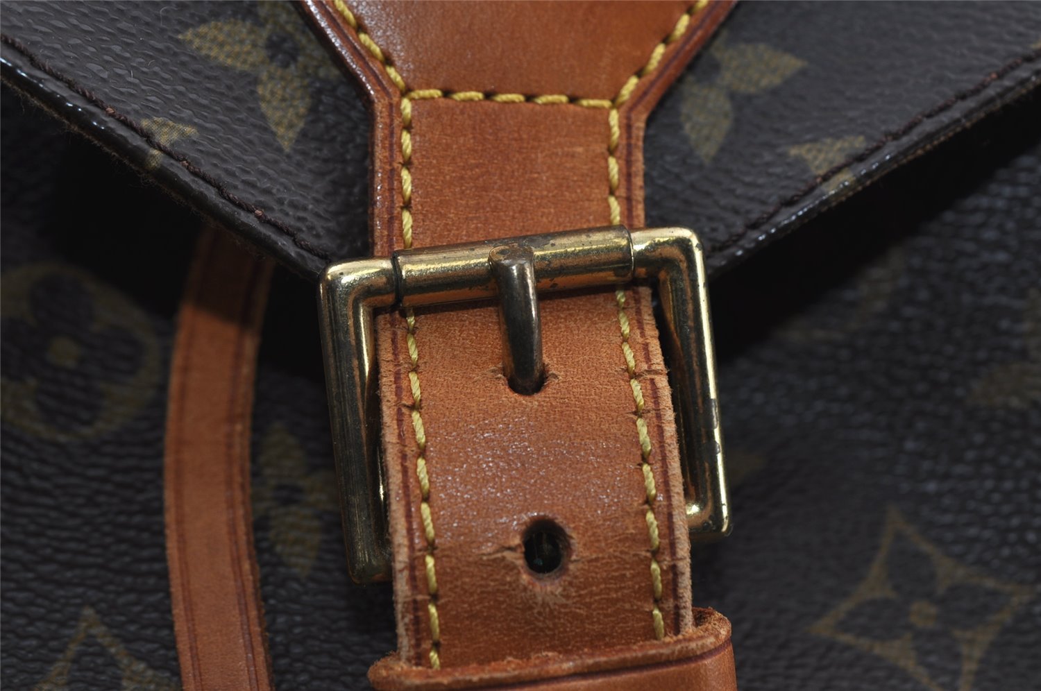 Authentic Louis Vuitton Monogram Montsouris GM Backpack M51135 LV 1716I