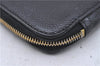 Authentic CHANEL Caviar Skin CC Logo Long Wallet Purse Black 1717D