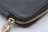 Authentic CHANEL Caviar Skin CC Logo Long Wallet Purse Black 1717D