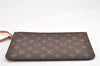 Authentic Louis Vuitton Monogram Neverfull Pouch Purse Clutch Bag Red LV 1717G