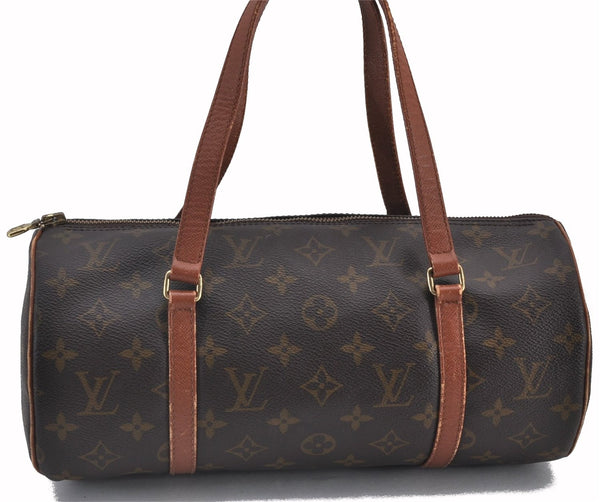 Authentic Louis Vuitton Monogram Papillon 30 Hand Bag Old Model LV 1718F