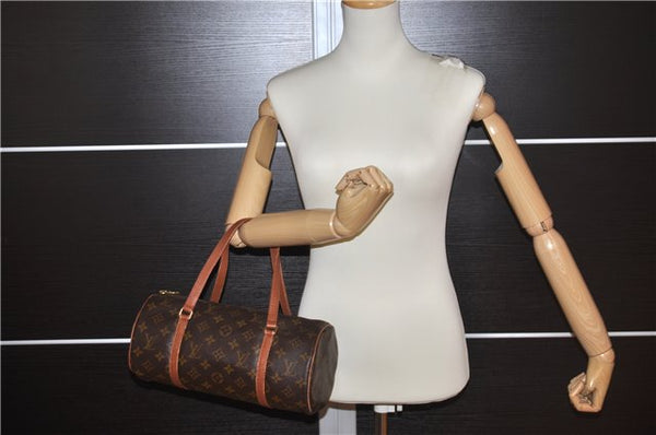 Authentic Louis Vuitton Monogram Papillon 30 Hand Bag Old Model LV 1718F