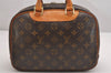 Authentic Louis Vuitton Monogram Trouville Hand Bag Purse M42228 LV 1718I