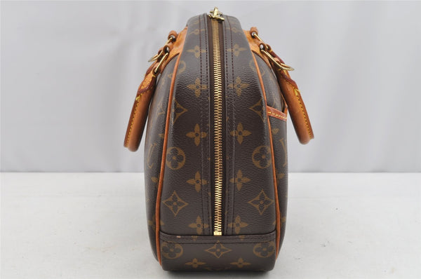 Authentic Louis Vuitton Monogram Trouville Hand Bag Purse M42228 LV 1718I