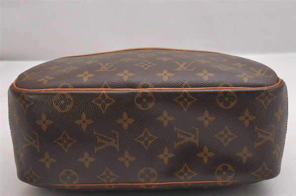 Authentic Louis Vuitton Monogram Trouville Hand Bag Purse M42228 LV 1718I