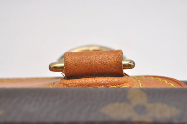 Authentic Louis Vuitton Monogram Trouville Hand Bag Purse M42228 LV 1718I