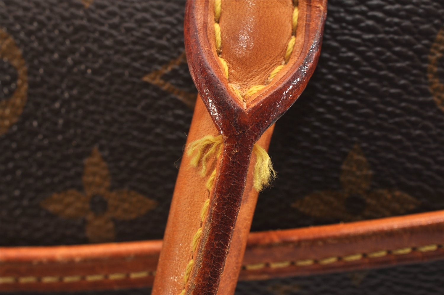 Authentic Louis Vuitton Monogram Trouville Hand Bag Purse M42228 LV 1718I