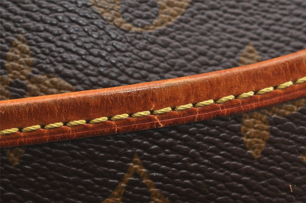 Authentic Louis Vuitton Monogram Trouville Hand Bag Purse M42228 LV 1718I