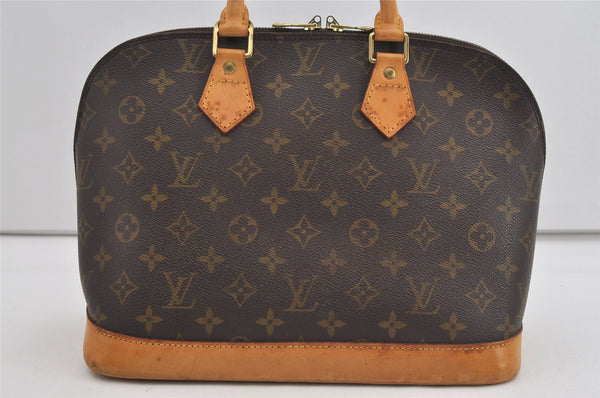 Authentic Louis Vuitton Monogram Alma Hand Bag Purse M51130 LV 1721I