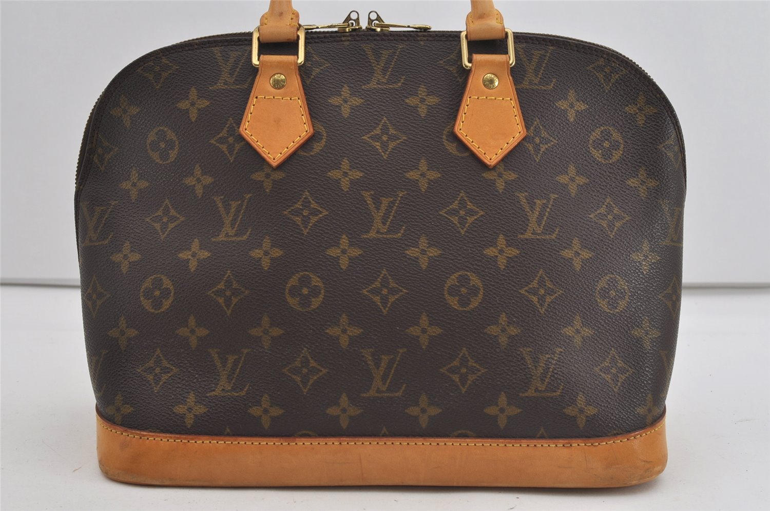 Authentic Louis Vuitton Monogram Alma Hand Bag Purse M51130 LV 1721I