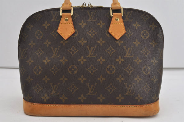 Authentic Louis Vuitton Monogram Alma Hand Bag Purse M51130 LV 1721I